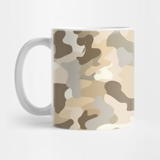 tan brown desert camo pattern Mug